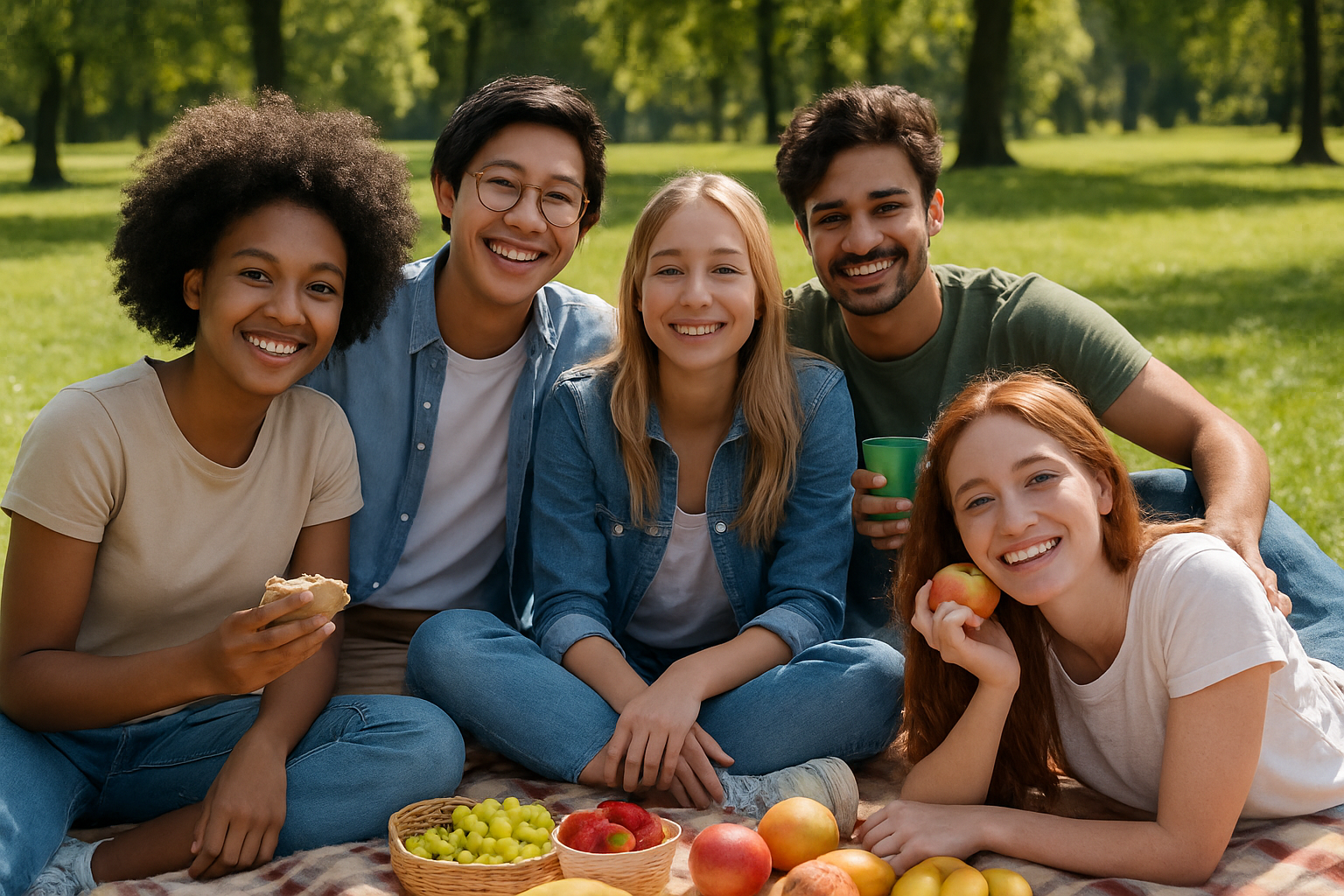 étudiants ulaval pique nique souriant BBQ
